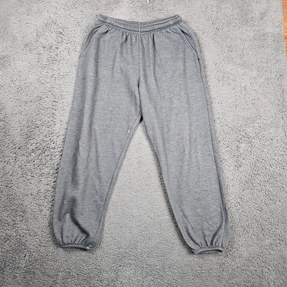 Hill Made in‎ USA Mens Sweatpants Joggers Gray Size M Elastic Waist Pockets